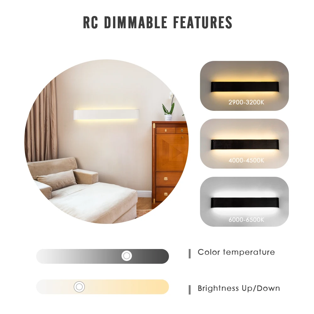 Светодиодная настенная лампа современный комнатный светильник минималистичное