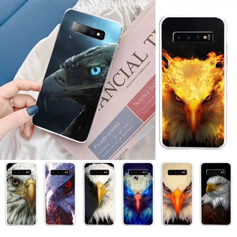 

Eagle's Sharp Eyes Phone Case For Samsung Galaxy S10 S10e S8 S9 Plus S7 Edge Note10 9 8 Soft Transparent TPU Cove
