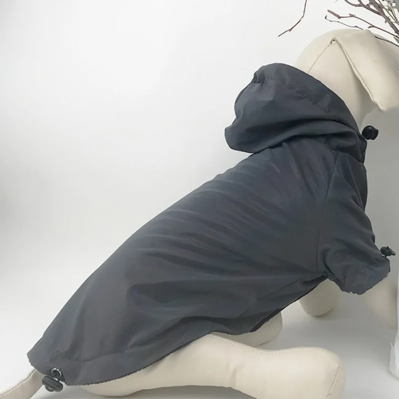 

Winter Warm Dog Clothes Pet Dog Reflective Outdoor Jacket Waterproof Puppy Hoodie Hooded Coat Yorkies Puppy Small Medium Dogs #