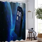 Занавеска для душа Doctor Who s научно-Fi TV Series, водонепроницаемая полиэфирная занавеска для дома, забавная занавеска для ванной комнаты на заказ