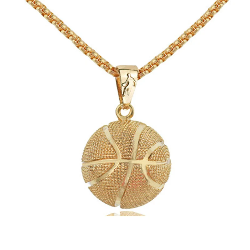 Винтажный волейбол Кулон Ожерелье для мужчин мячи влюбленных спортивные цепочки