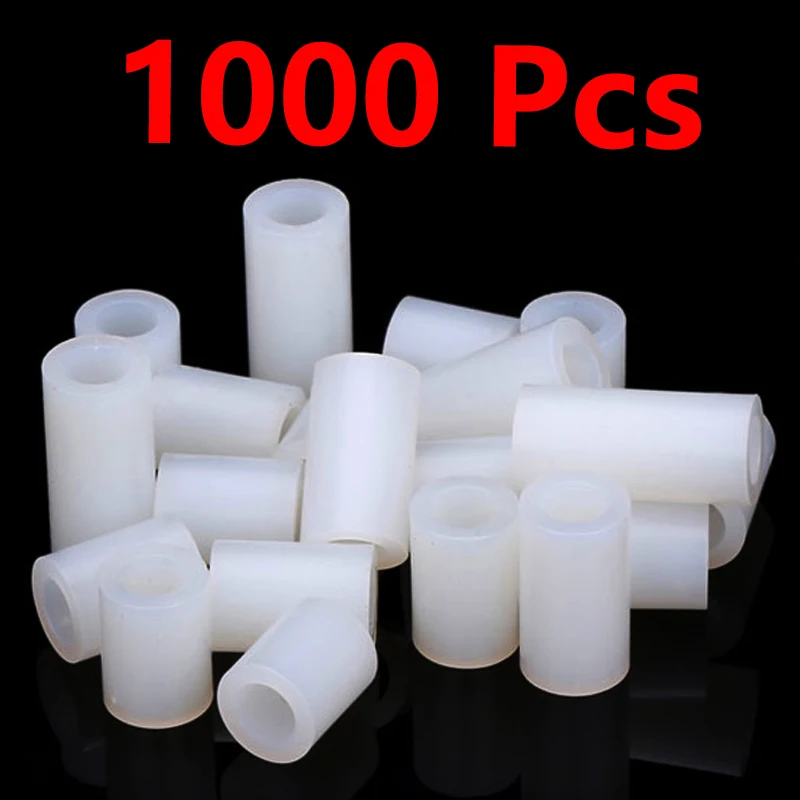 

Белый Нейлоновый полый круглый шайба M2.8, M3.2, M4.2, M5.2, без резьбы, Проставка, печатная плата, винт, PC пластина, шайба, Id 2 мм ~ 20 мм