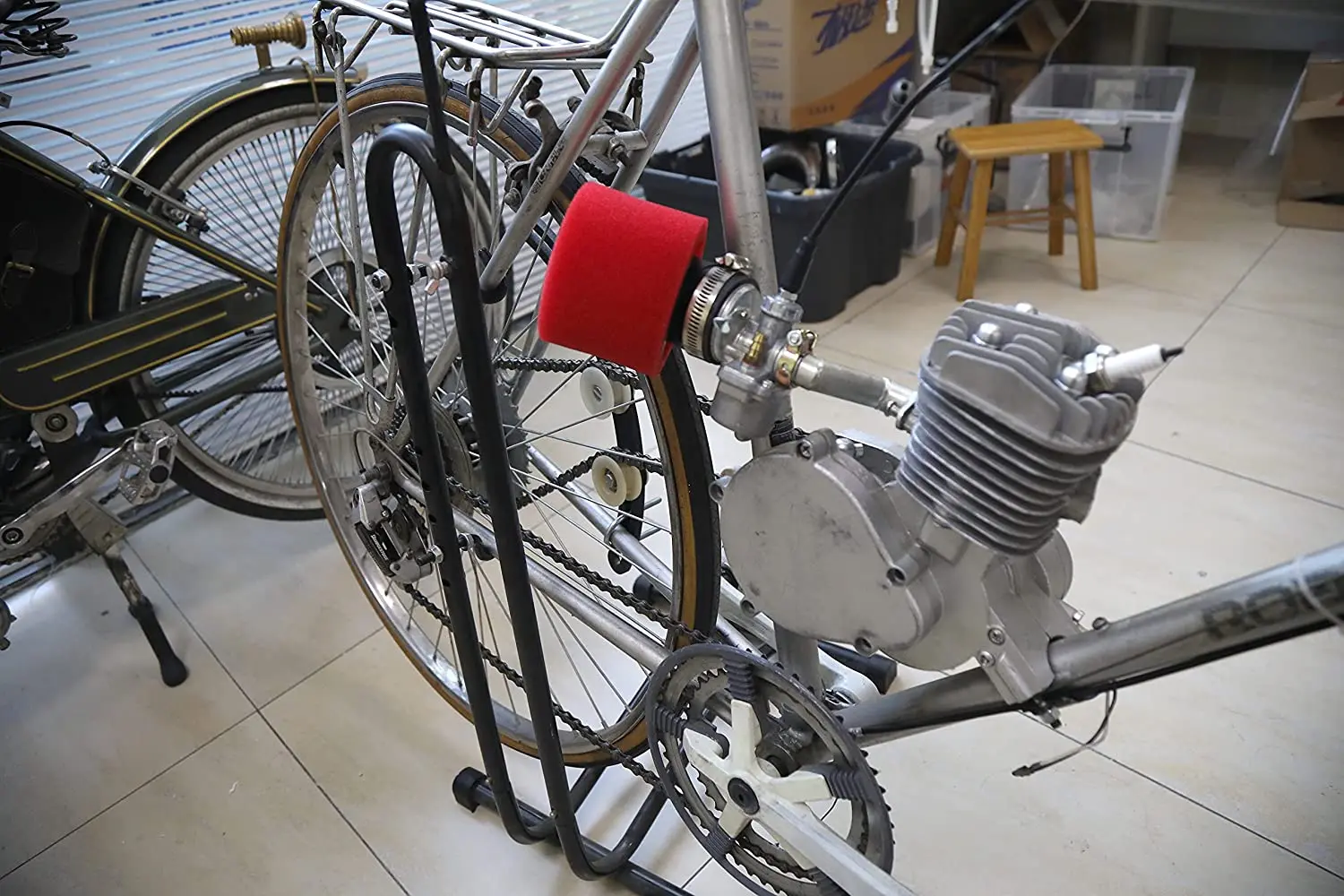 80CC строительный Натяжной элемент для 2-тактного велосипеда | Автомобили и