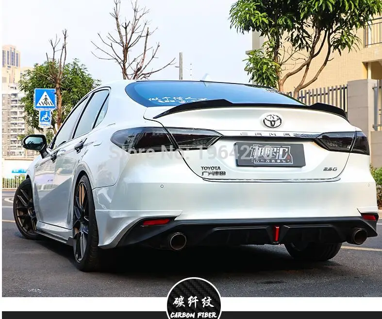 Автомобильный Стайлинг АБС пластик неокрашенный Праймер цветной задний спойлер