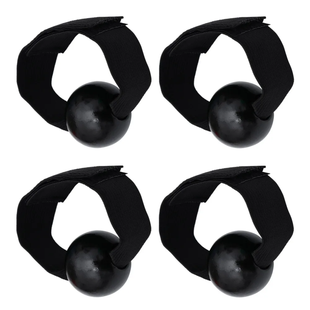 

2 pairs of Volleyball Training Exercise Band Equipment Professional Correction Aid Sport Training Belt with Buckle (Black)