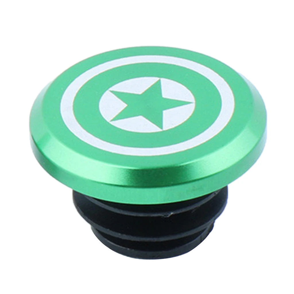 Green B 18.8mm 1 шт., наконечник для руля велосипеда из сплава, заглушки для велосипеда, наконечник для велосипеда, MTB, горный велосипед, запчасти для велосипеда - Цвет: Green B 18.8mm
