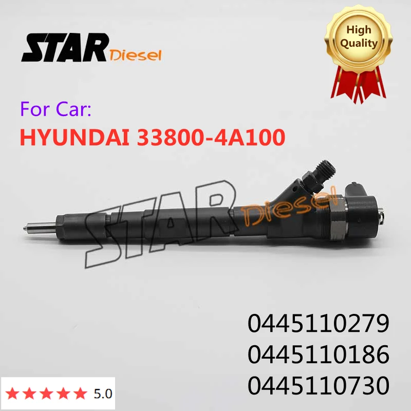 

0445110279 Diesel Injector Nozzle 0445110186 Common Rail Fuel Injection 0445110730 Auto Repair Kits 33800-4A100 For HYUNDAI