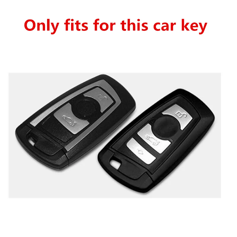 

Carbon Fiber Pattern Silicone Key Cover Case Keychain For BMW 520 525 730li 740 118 320i 1 3 5 7 Series X3 X4 M3 M4 M5