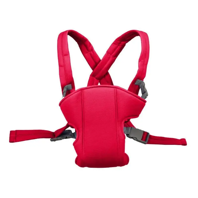 Красный Portable Ergonomic Baby Carrier Backpack Sling Wrap Cotton Toddler Infant Newborn Supply Front Back Type Adjustable Safety Strap - Цвет: Красный