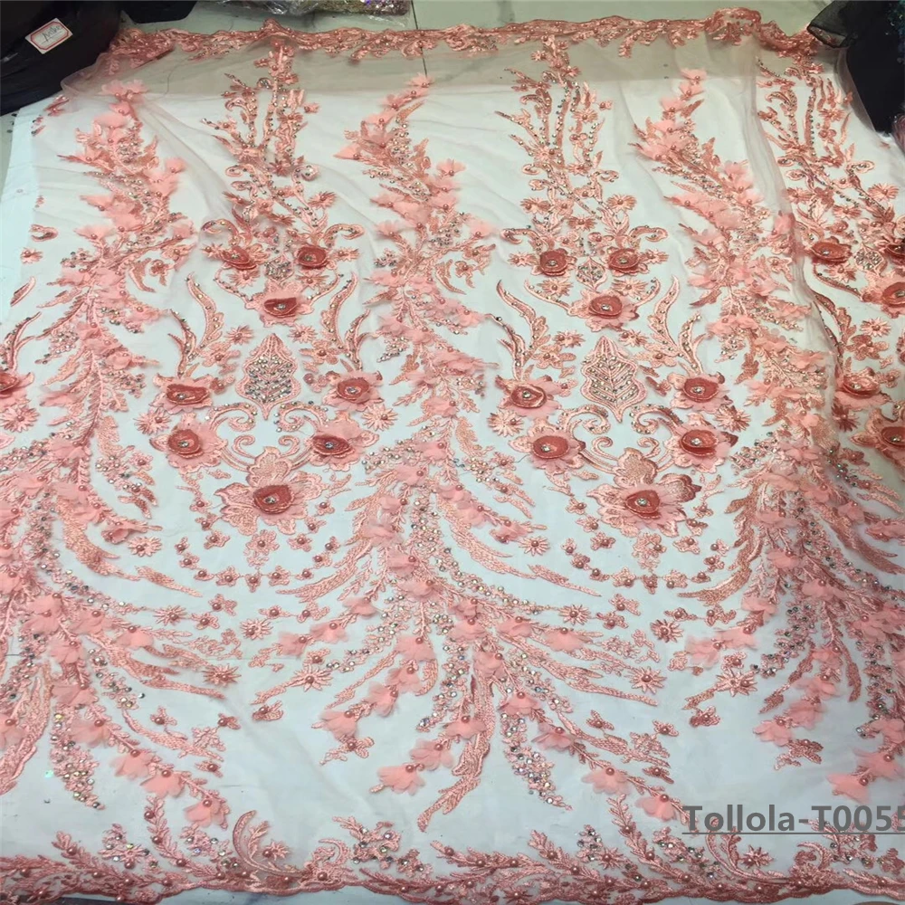 Королевский синий дизайн африканская кружевная ткань с большим камнем вышивка