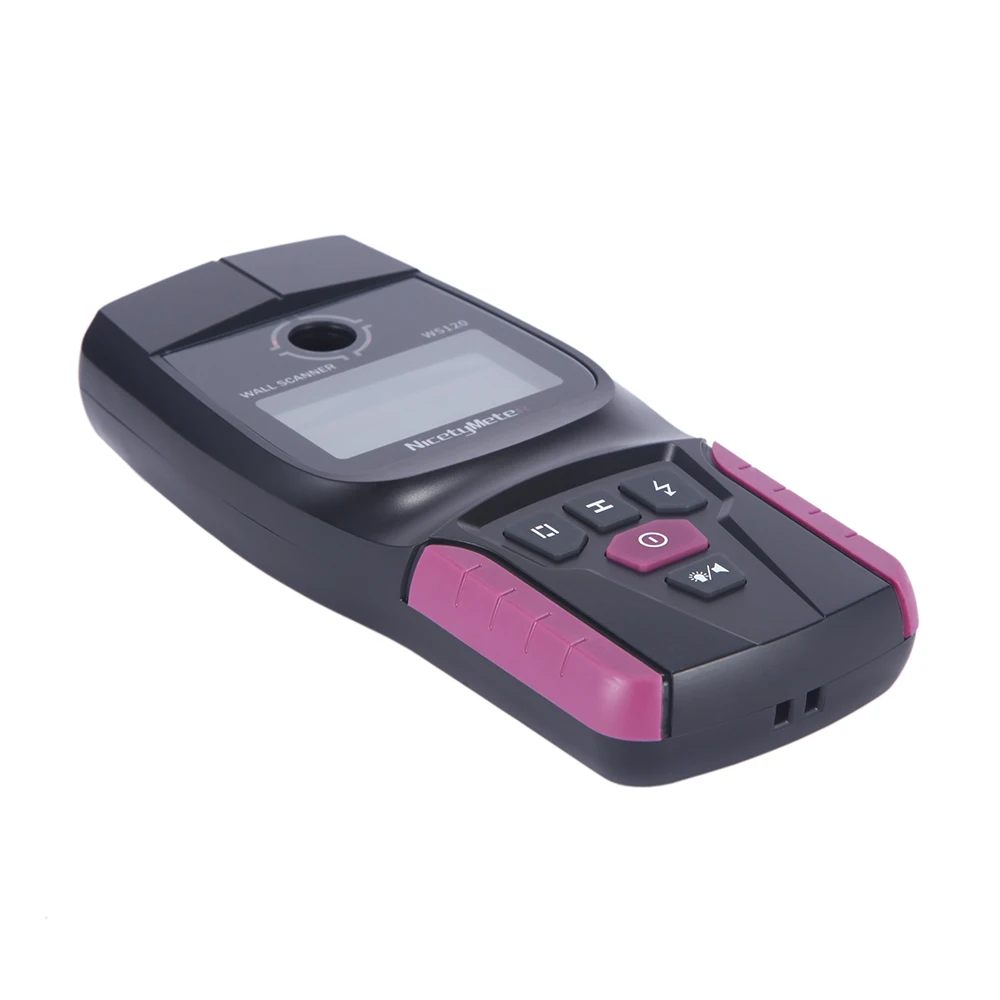 NicetyMeter WS120 3 в 1 металлоискатель найти настенный сканер деревянный кабель Электрический провод Стад искатель с светодиодный звуковой сигнализацией