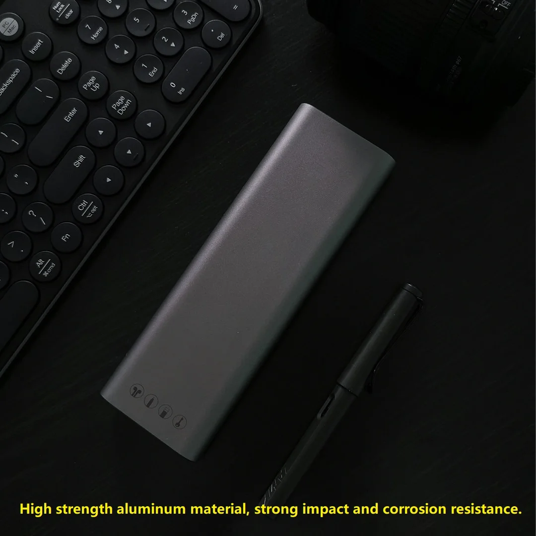 Xiaomi Mijia Youpin MIIIW металлическая канцелярская коробка портативный чехол Ручка алюминиевый корпус кнопочный переключатель для школы и офиса