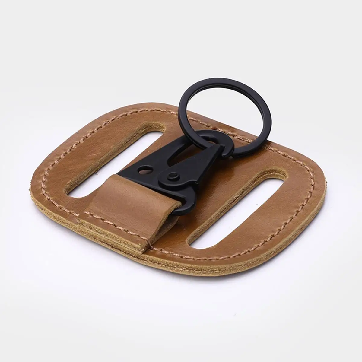 

Vintage Men Mini Waist Bag Key Bag Male Genuine Leather Key Pouch Key Case for Home Car Key Hook Key Holder Belt Bag