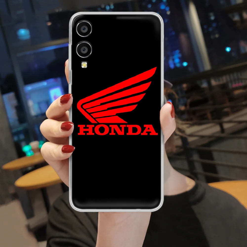 

HONDA car Phone Case hull For HUAWEI honor nova v 5 7 8 9 10 20 30 C A X Lite Pro transparent coque 3D prime soft hoesjes pretty