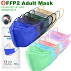 Черная маска ffp2 для взрослых mascarilla fpp2 homologada KN95 маска fp2 дышащая маска для лица ffp3 ce ffp2mask negra mascara ffpp2