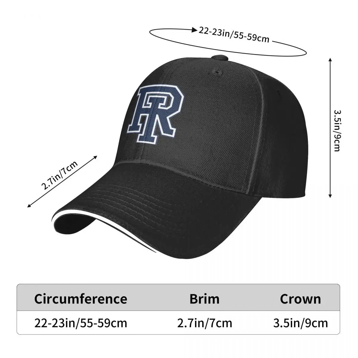 

Rhode Island Baseball Hat Unisex Adjustable Baseball Caps Hats Valve University for Men and Women