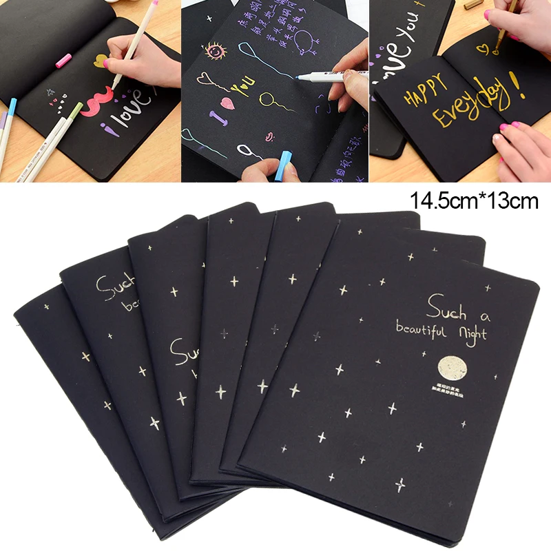 Альбом для набросков альбом рисования мягкая обложка Офисная черная подарочная