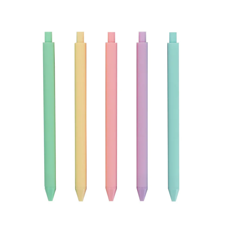 5 шт./кор. Kaco macaron цветная мягкая краска гелевая ручка Выдвижная 0 мм тонкая