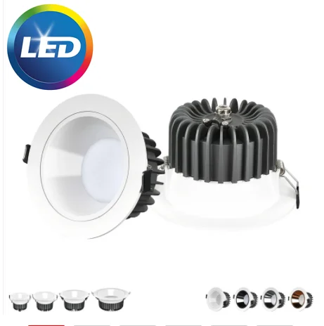 

2021 Waterproof LED Downlight 12W 15W 24W 36W Recessed Round LED Ceiling Lamp AC 110V 220V Indoor Lighting 3000K 4000K 6000K