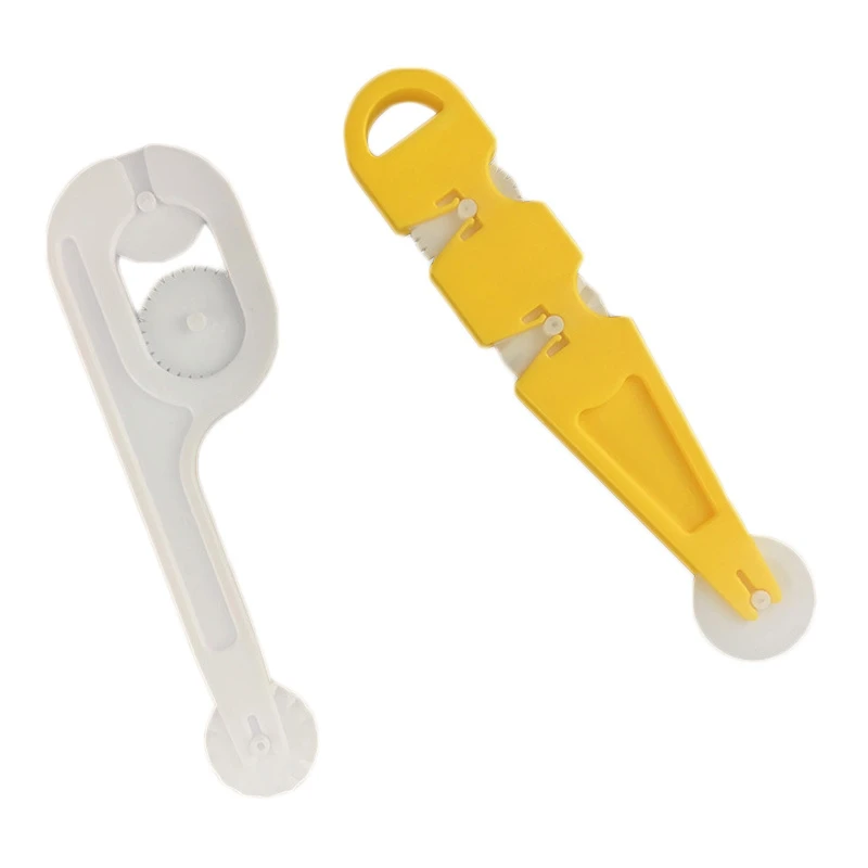 

2pcs/set 3 Wheels Fondant Embosser Cutter Icing Stitching Knife Sugarcraft Paste