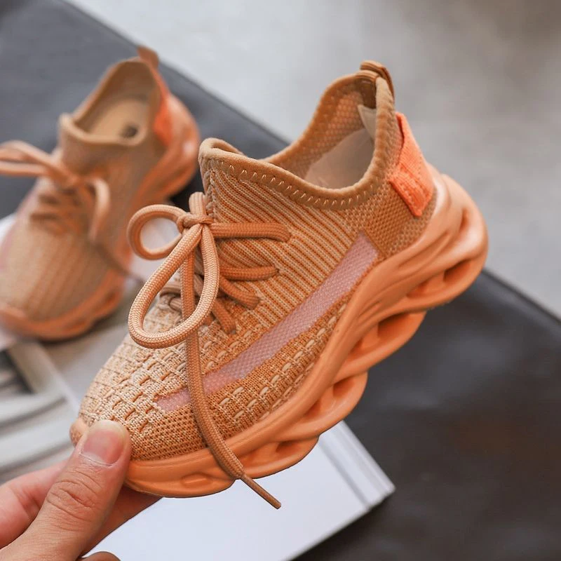 Весенняя детская обувь для бега Повседневная дышащая Спортивная тенниса Модная