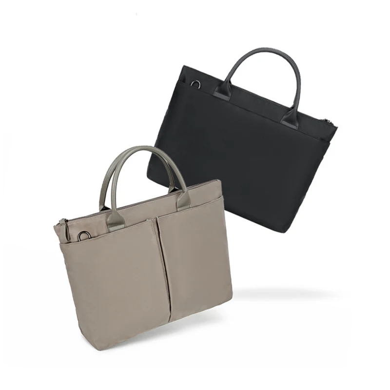 Women's Laptop Briefcase Waterproof Computer Bag Business Document Organizer Tote Handbag Messenger Purse Pouch Accessories