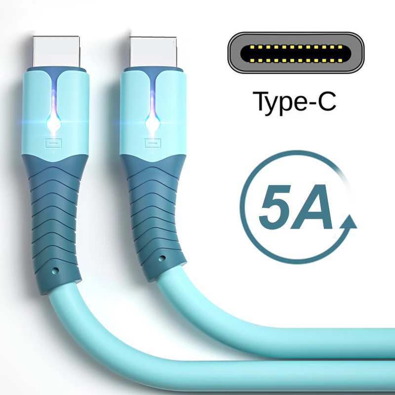 

5A USB C Cable Fast Charging Type-C Charger Type C Cable Wire Micro USB CablesFor Xiaomi mi9 Samsung S10 Plus Mobile Phone