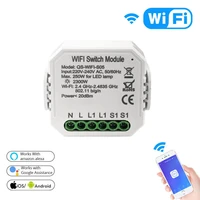 tuya wifi power meter switch module concealed wireless relay switch consumption monitor measurement diy smart switch
