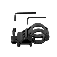 flashlight clip 25 4mm ring hunting rifle optical sight bracket holder support scope mount ring weaver picatinny rail accessory