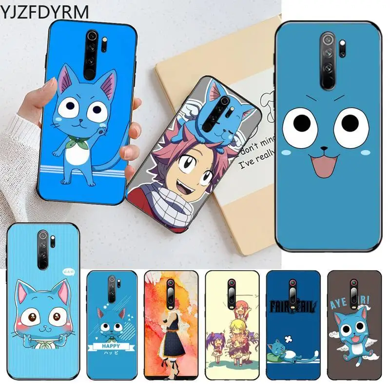 

Happy Felice Fairy Tail Phone Case for Redmi Note 9 8 8T 8A 7 6 6A Go Pro Max Redmi 9 K20 K30 Pro