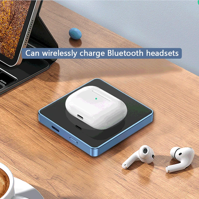 15w 10000mah magnetic wireless portable power bank fast charger for iphone 12 13 12pro 13pro max mobile phone external battery free global shipping