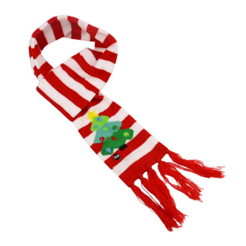 Рождественский головной убор шарф для малышей детский вязаный комплект 2020 новая