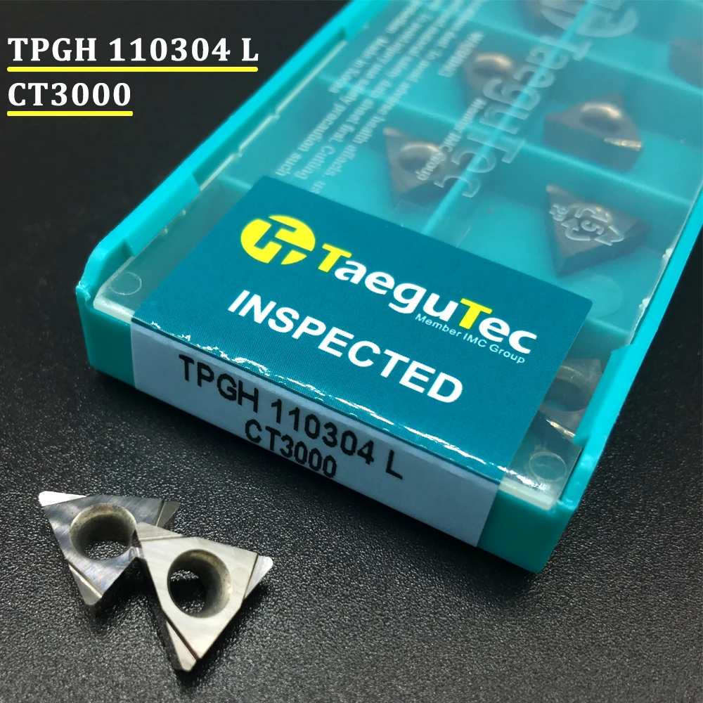 10 Uds TPGH110304 L CT3000 herramientas de torneado interno calidad Cermet TPGH inserto de carburo de torno herramienta de corte Tokarnyy plaquitas
