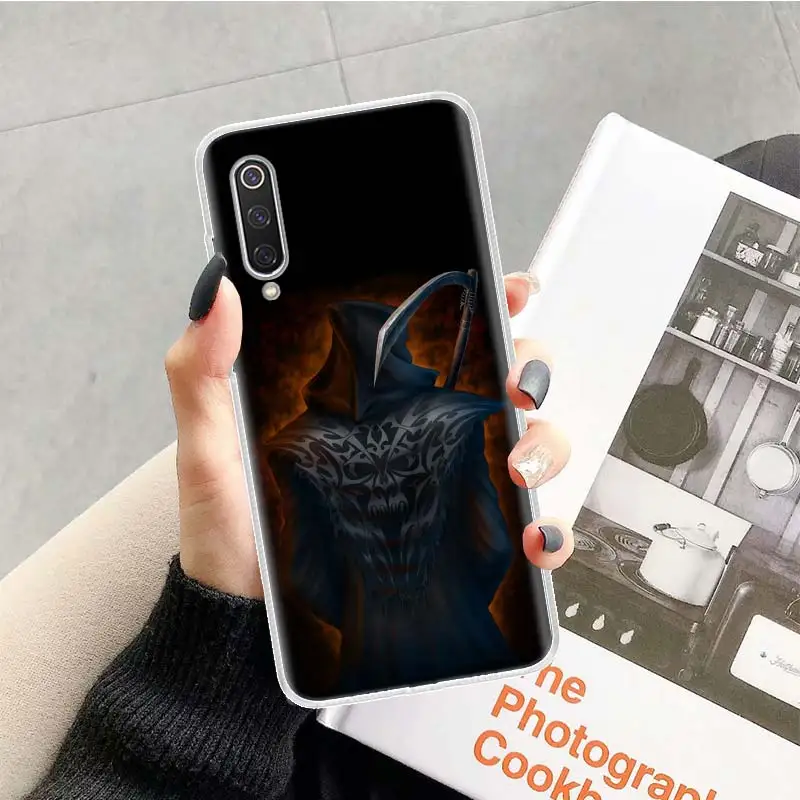 Чехол Grim Reaper Skull Skeleton для Xiaomi Redmi Note 10 9 9S 8 7 6 8T 8A 7A 6A S2 K30 K20 MI CC9 F1 Lite Pro Мягкий ТПУ чехол
