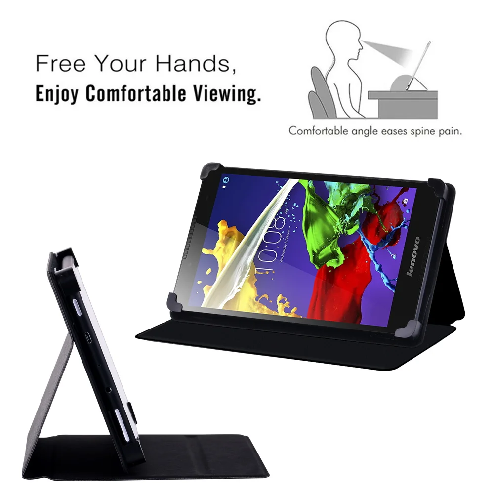 Чехол для планшета Lenovo Tab 2 A8/Tab A7-(10/10F)/A10-70/Tab 4(8/10/8 Plus/10 Plus)/Tab 3(7 Essential/10 1)-Чехол с