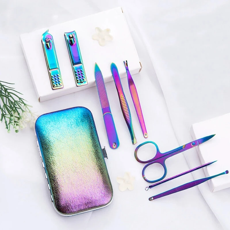 

Набор для маникюра из нержавеющей стали, 8 шт.