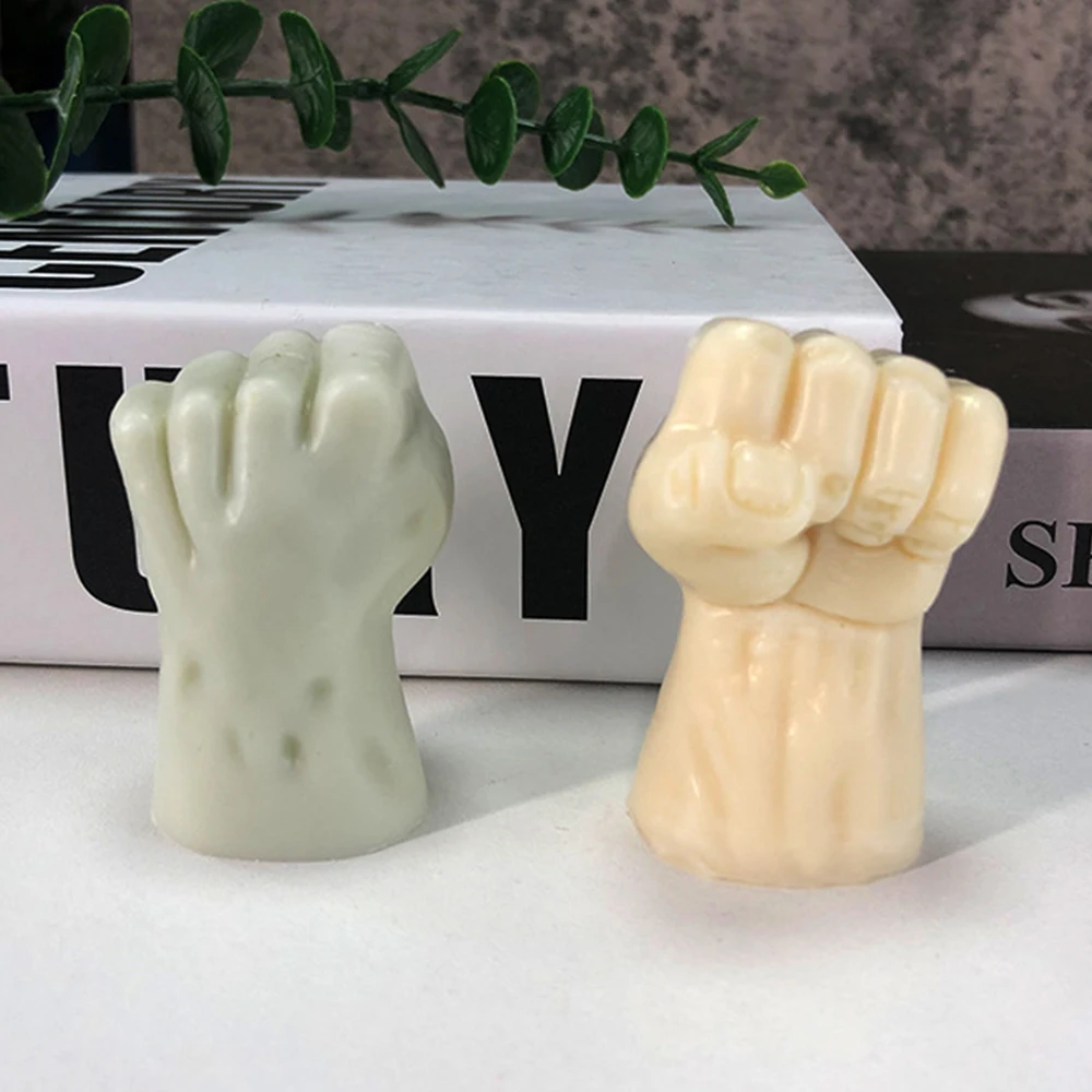 

Fist Candle Silicone Mold Sugar Craft Cupcake Baking Fondant Cake Decorating Tools DIY Epoxy Handmade Soap Plaster Moulds