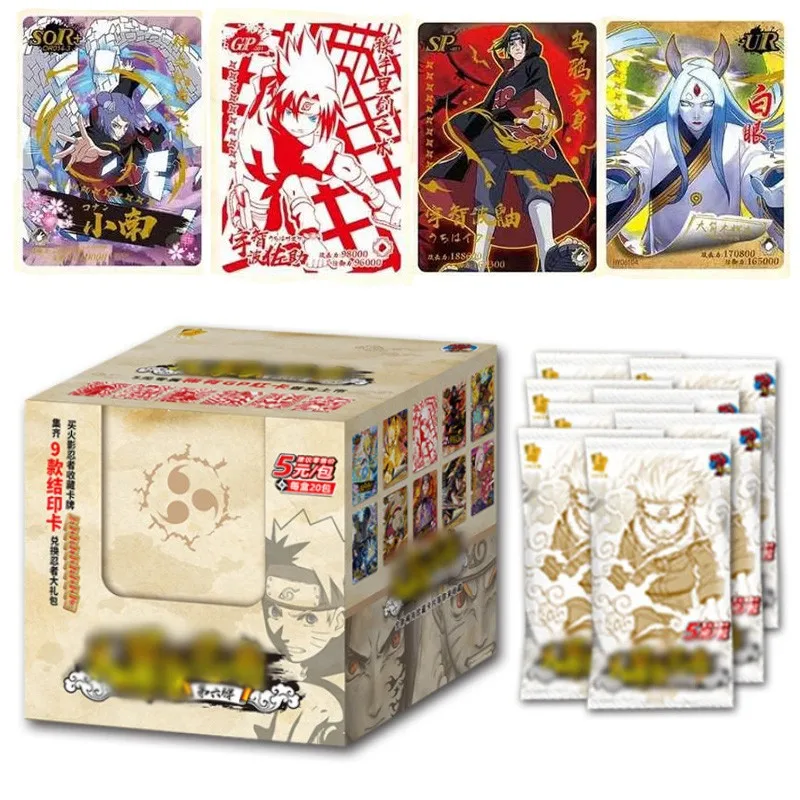 Новая карта Deluxe Edition флеш-карта коллекционная Саске Сакура Хатаке Какаси