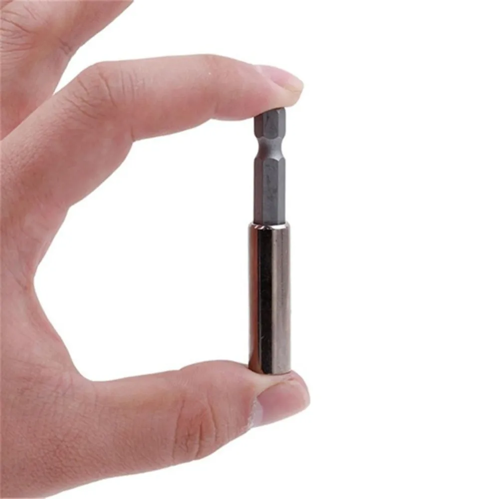 

Bit Extension Magnetic Screwdriver Hex Shank Tips Holder Carbon Steel Extender Professional 10pcs/set 1/4" Drill Bits
