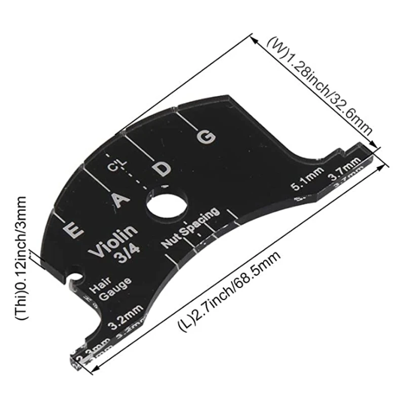 

Dropship-1Pcs Black Violin Repair Tools Fingerboard Knife&Fingerboard Scraper Making (3/4)