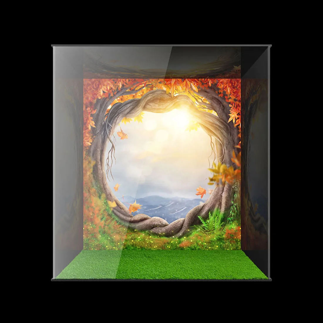 

Building Block Acrylic Display Box for Tree House 21318 (No Kit)- Autumn Version