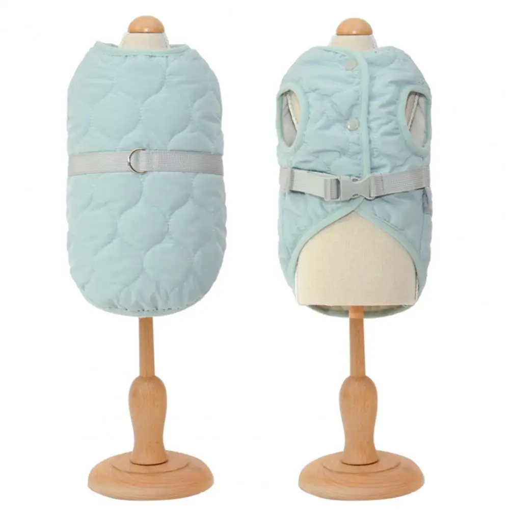 

Элегантная однотонная одежда для домашних животных, предотвращающая раздражение, мягкая текстура, Женское пальто без рукавов, одежда