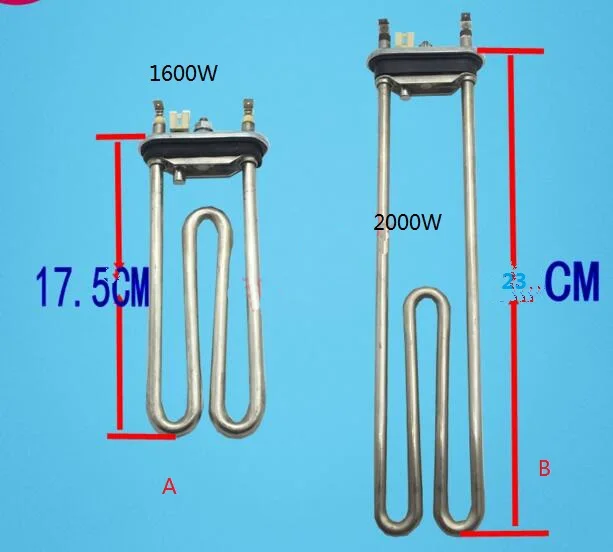 Детали стиральной машины нагревательная трубка 1600 Вт 17 5 см 2000 23 см|washing machine parts|parts