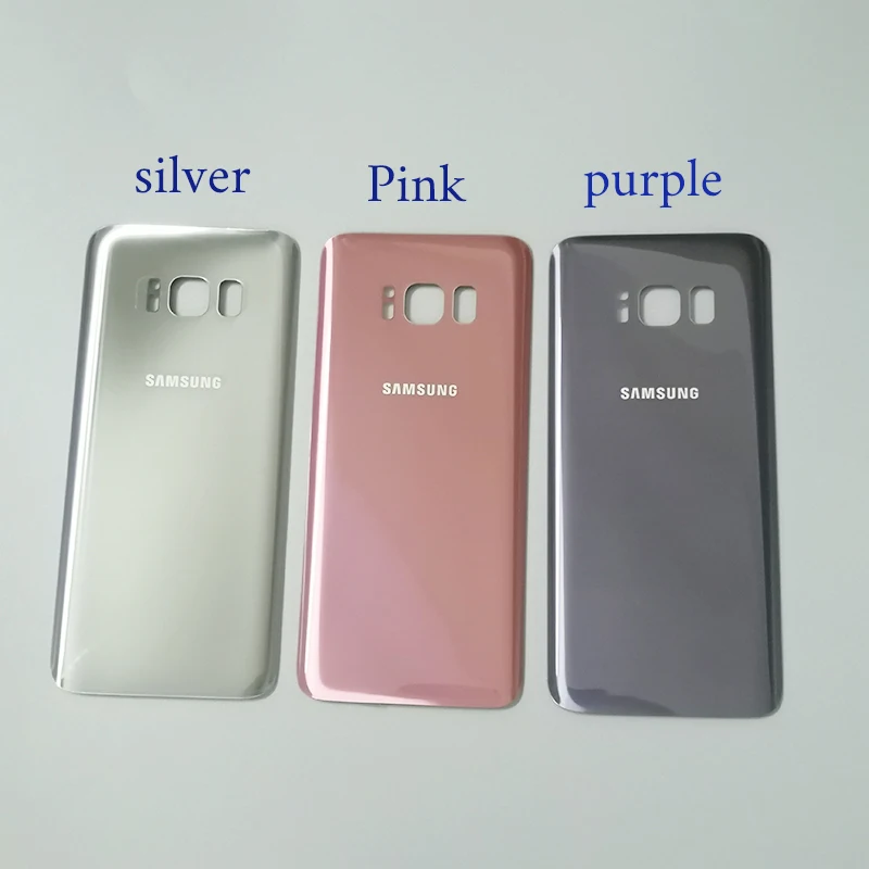 Оригинальный чехол для Samsung Galaxy S8 3D стеклянный корпуса Замена + клейкая
