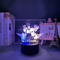 led colorful anime two color nana black stone childrens bedroom decoration unique birthday gift comics