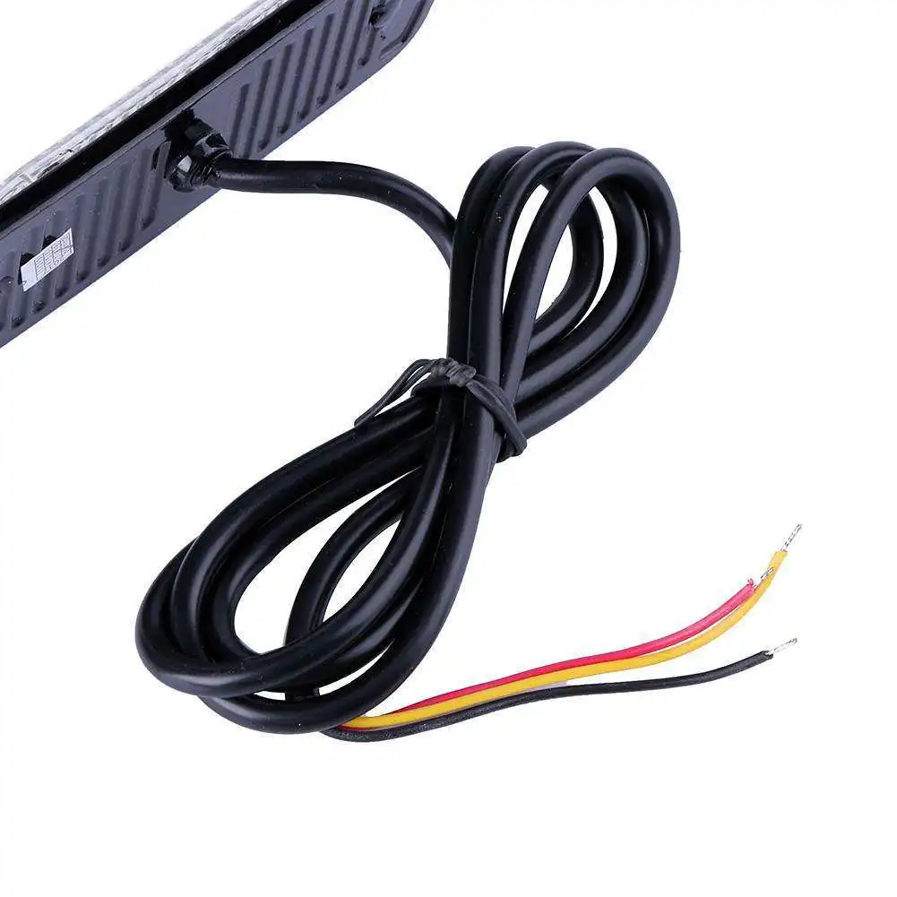 

Car Body Warning Light 12 LED Ultrathin 36W 12-24V Truck Motorcycle Aluminum Case Traffic Safety Protect Side Edge Warning Light