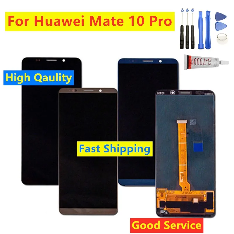 6 0 &quotдля huawei Коврики 10 Pro BLA L09 L29 AL00 ЖК дисплей Дисплей Сенсорный экран дигитайзер