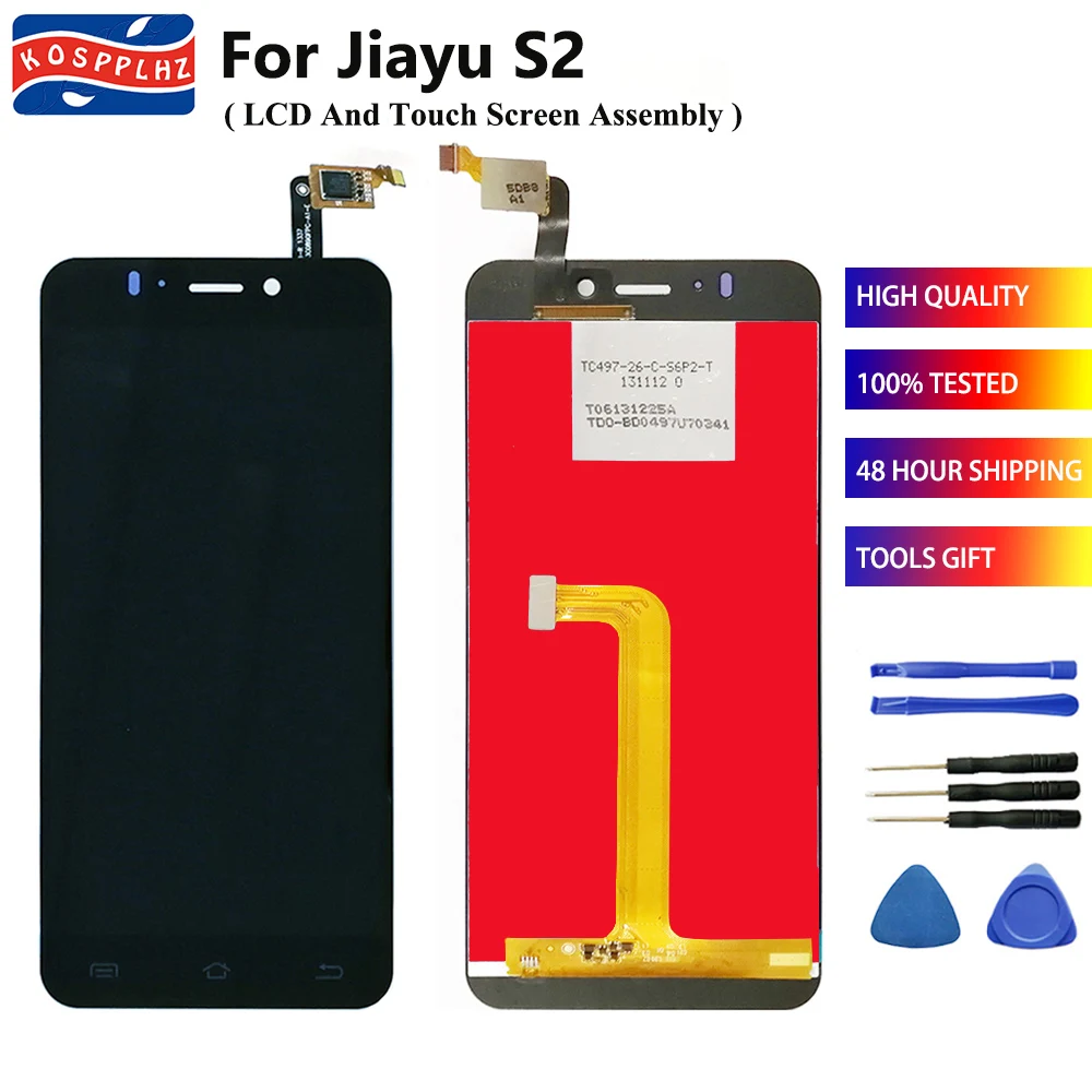 100% протестированный Новый ЖК дисплей для Jiayu S2 с внешним черным и белым цветом