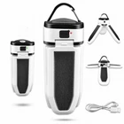 Светильник на солнечной батарее для установки на стойке, уличный фонарь для кемпинга, аварийный фонарь Ip65, водонепроницаемый, 60 светодиодов, складной фонарь из фольги с возможностью зарядки телефона