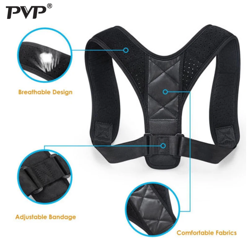 Корректор осанки и поддержка спины brace ключицы поддержка спины Brace для женщин и мужчин назад brace коррекция осанки